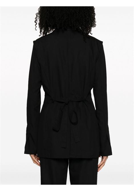 Blazer con revers a lancia in nero - donna PROENZA SCHOULER WHITE LABEL | WL2332077001